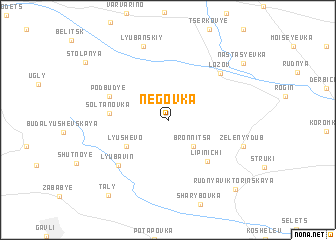 map of Negovka