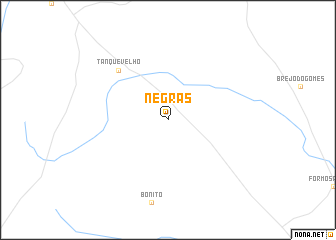 map of Negras