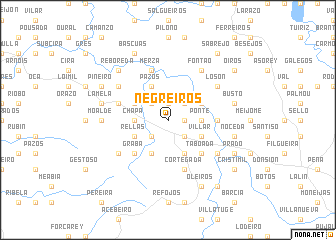 map of Negreiros