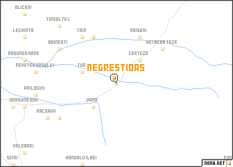 map of Negreşti-Oaş