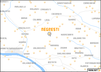 map of Negreşti