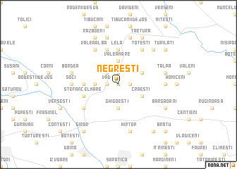 map of Negreşti