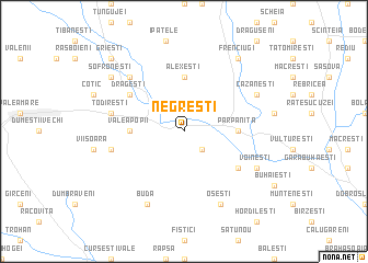map of Negreşti