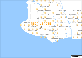 map of Negril Spots