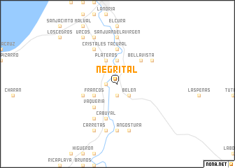 map of Negrital