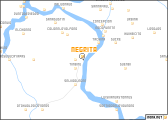 map of Negrita