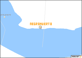 map of Negro Muerto