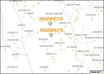 map of Negroncito