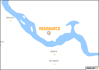 map of Negro Urco