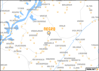 map of Negro