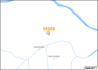map of Negro
