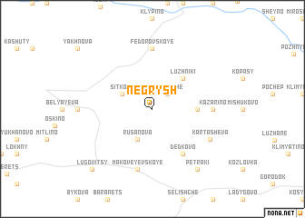 map of Negrysh
