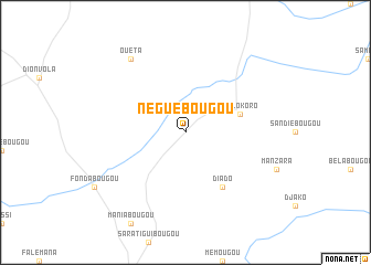 map of Néguébougou