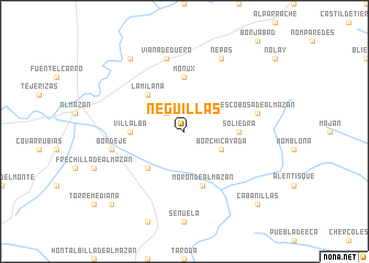 map of Neguillas