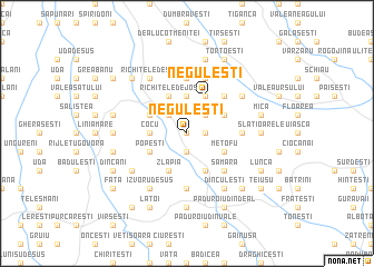 map of Neguleşti