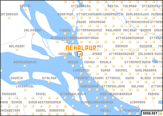 map of Nehālpur