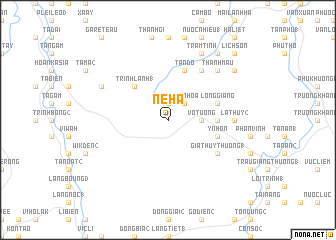 map of Nê Hà