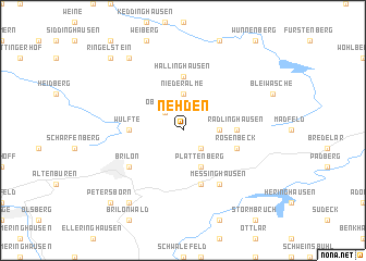 map of Nehden