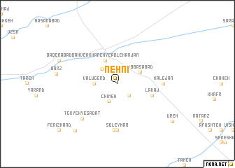 map of Nehnī