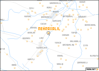 map of Nehrǝxǝlil