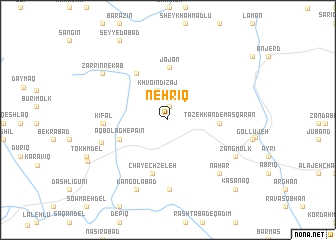 map of Nehrīq