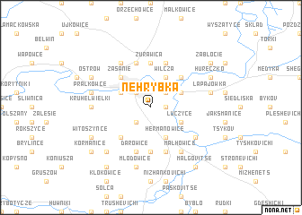 map of Nehrybka