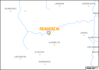 map of Nehuéachi