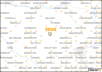 map of Neida