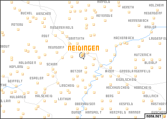 map of Neidingen