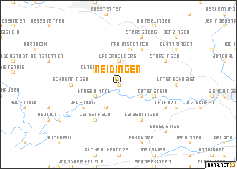 map of Neidingen
