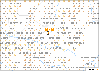 map of Nei-hsin