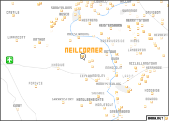 map of Neil Corner