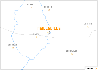 map of Neillsville