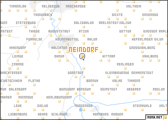 map of Neindorf