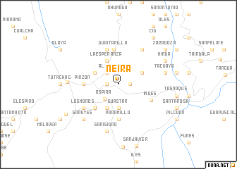 map of Neira