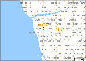 map of Neiva