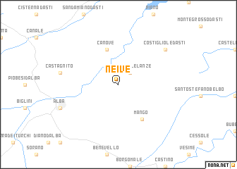 map of Neive