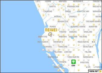 map of Nei-wei