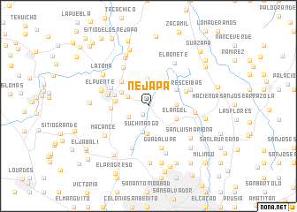 map of Nejapa