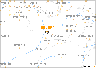 map of Nejapa