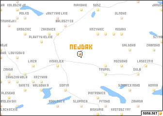 map of Nejdak