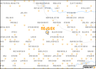 map of Nejdek