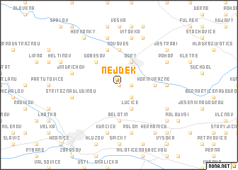 map of Nejdek