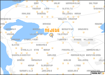 map of Nejede