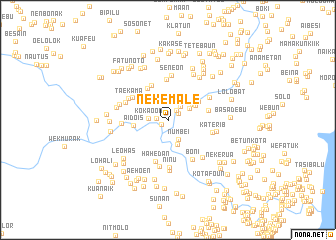 map of Nekemale