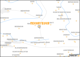 map of Nekhayevka