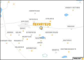 map of Nekhayevo