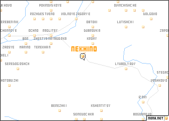 map of Nekhino