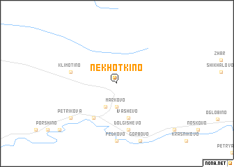 map of Nekhotkino