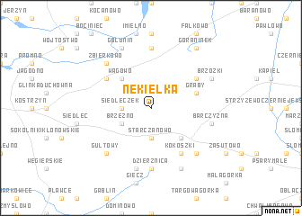 map of Nekielka